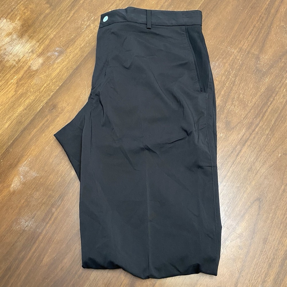 Nike Golf Pants Mens 36x34 Modern Tech Woven Dri Fit Straight Leg Fit 725682-010